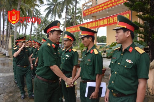 Tổng cục Chính trị kiểm tra công tác chuẩn bị huấn luyện chiến sĩ mới tại Quảng Ngãi