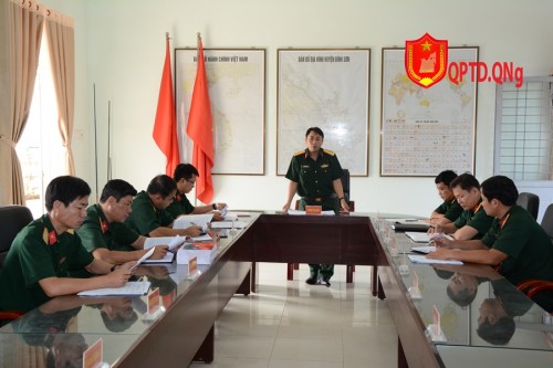 Đảng bộ Quân sự huyện Bình Sơn sẵn sàng cho đại hội điểm