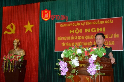 Đảng ủy Quân sự tỉnh triển khai kế hoạch tổ chức Đại hội Đảng bộ các cấp, nhiệm kỳ 2020-2025