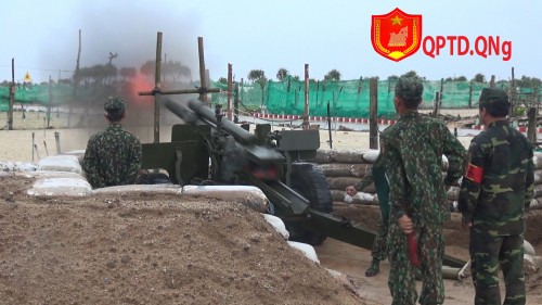 Kiểm tra bắn đạn thật các loại hỏa lực trong biên chế của các phân đội các đơn vị trong LLVT tỉnh.