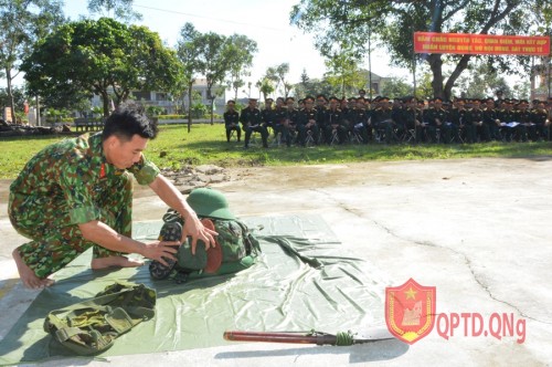 150 Cán bộ, sỹ quan được tập huấn quân sự năm 2021