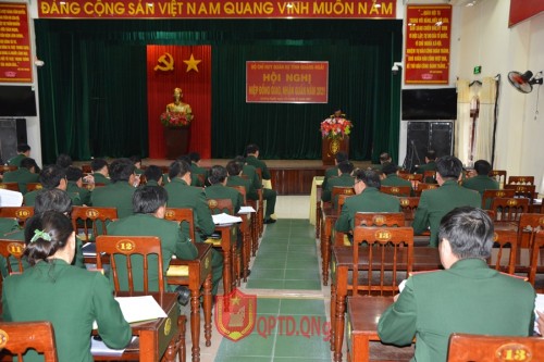 Hội nghị hiệp đồng giao nhận quân năm 2021.