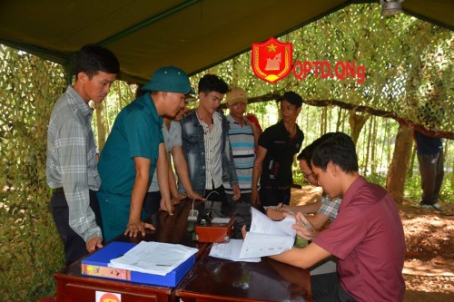 Huyện Bình Sơn, Mộ Đức tổ chức diễn tập chỉ huy tham mưu 1 bên 2 cấp có động viên quân dự bị .