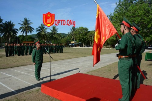 Lễ tuyên thệ chiến sĩ mới năm 2019.