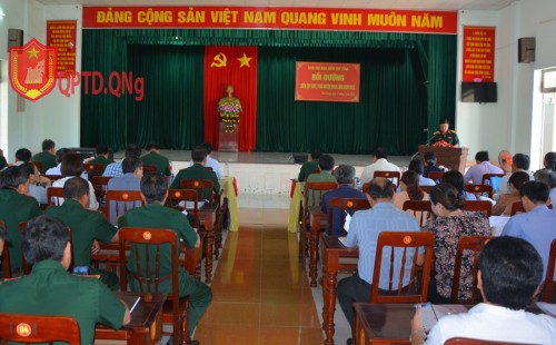 Bồi dưỡng cho các thành viên thuộc khung diễn tập huyện Minh Long