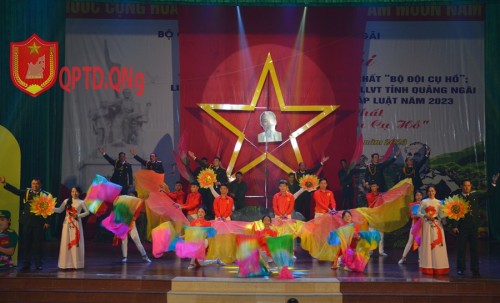 Hội thi tuyên truyền về phát huy phẩm chất “Bộ đội Cụ Hồ” liên hoan nghệ thuật quần chúng LLVT tỉnh lần thứ IX và tuyên truyền pháp luật năm 2023