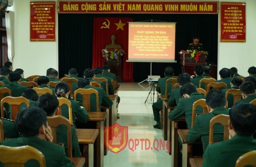 Phát động thi đua cao điểm chào mừng Đại hội Đảng toàn Quốc lần thứ XIII 