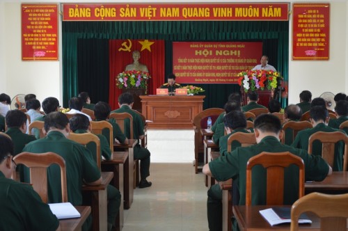 Sơ kết công tác khoa học công nghệ và môi trường trong Quân đội