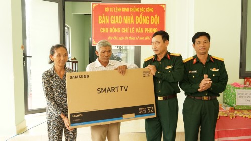 Bộ Tư lệnh Đặc công bàn giao nhà tình nghĩa tại Quảng Ngãi