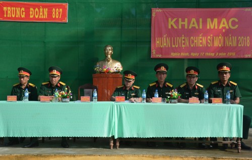 Khai mạc huấn luyện chiến sỹ mới 2018