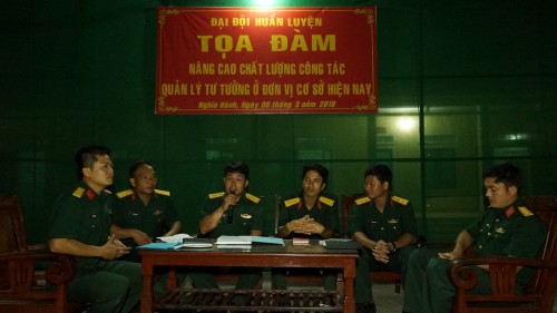 Tọa đàm “Nâng cao hiệu quả  công tác tư tưởng ở đơn vị hiện nay