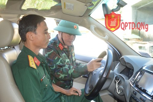 Quân khu 5 kiểm định Xe - máy đối với Bộ CHQS tỉnh Quảng Ngãi