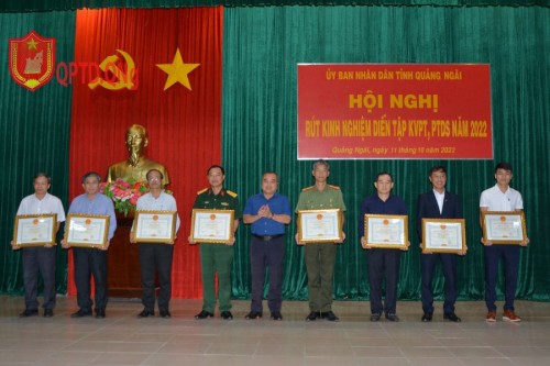 UBND tỉnh rút kinh nghiệm diễn tập khu vực phòng thủ và phòng thủ dân sự tỉnh năm 2022