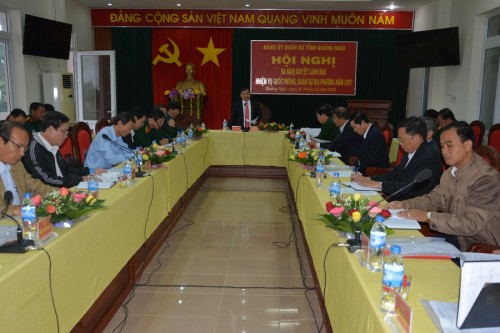 Đảng ủy Quân sự tỉnh: Bàn biện pháp lãnh đạo nhiệm vụ QP, QSĐP năm 2017