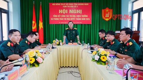 5 CỤM THI ĐUA LLVT TỈNH QUẢNG NGÃI TỔNG KẾT PHONG TRÀO THI ĐUA QUYẾT THẮNG NĂM 2024.