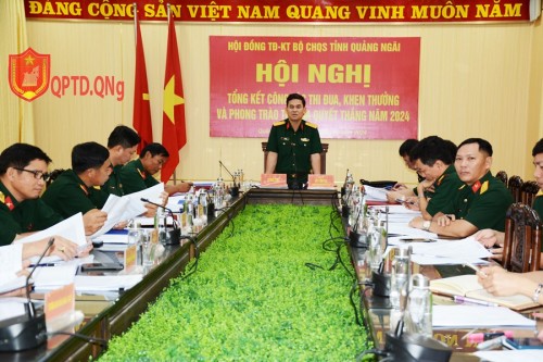 LLVT TỈNH TỔNG KẾT CÔNG TÁC THI ĐUA, KHEN THƯỞNG VÀ PHONG TRÀO THI ĐUA QUYẾT THẮNG NĂM 2024.
