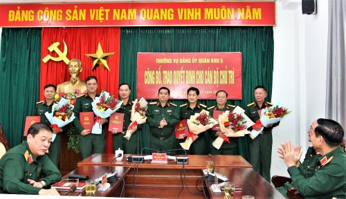 CÔNG BỐ, TRAO QUYẾT ĐỊNH VỀ CÔNG TÁC CÁN BỘ