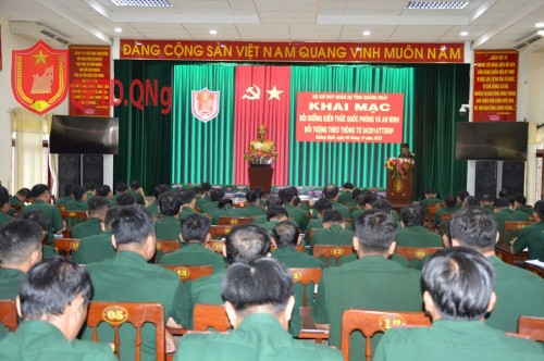 Bộ CHQS tỉnh  mở lớp bồi dưỡng kiến thức quốc phòng và an ninh đối tượng 3, 4 năm 2023.