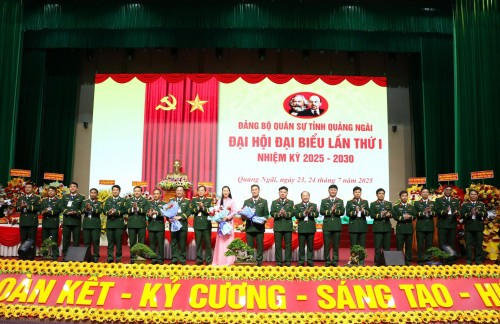 Đại hội đại biểu đảng Bộ Quân sự tỉnh Quảng Ngãi lần thứ I