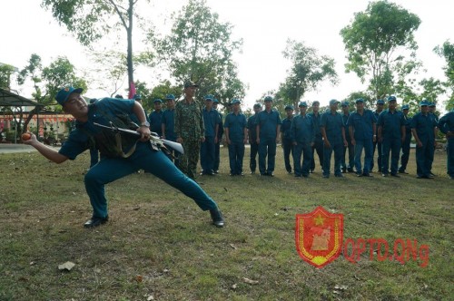 Tập huấn cán bộ Phó Chỉ huy trưởng, Ban CHQS xã, phường, thị trấn trong tỉnh.