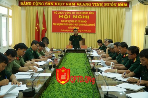 Hội nghị giao ban 3 lực lượng Công an, Quân sự, Biên phòng quý III năm 2020