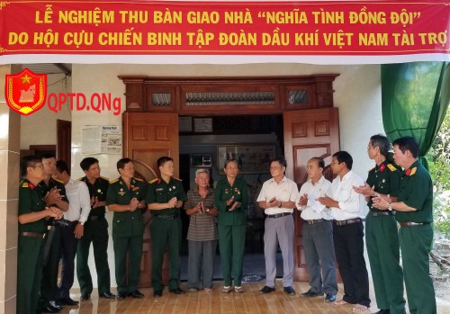 Hội CCB Tập đoàn Dầu khí Quốc gia Việt Nam bàn giao nhà “Nghĩa tình đồng đội”