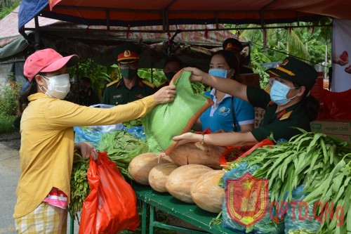 BỘ CHQS TỈNH QUẢNG NGÃI VỚI GIAN HÀNG 0 ĐỒNG.