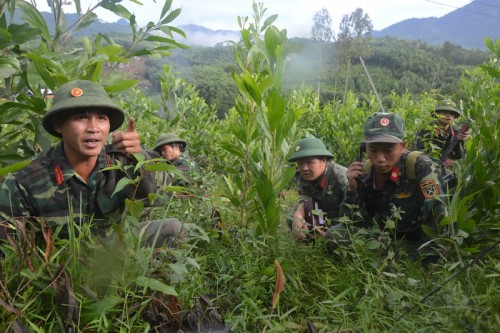 Trà Bồng: Diễn tập khu vực phòng thủ năm 2017