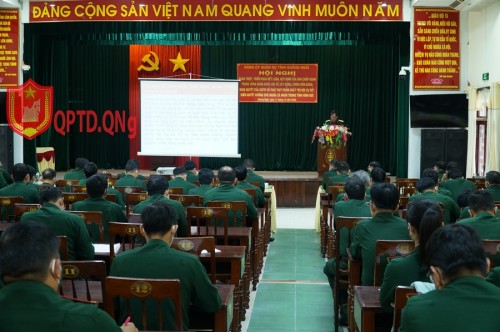 Đảng ủy Bộ CHQS tỉnh Quảng Ngãi tổ chức học tập, quán triệt và triển khai thực hiện các kết luận và quy định của Ban Chấp hành Trung ương Đảng Khóa XIII 