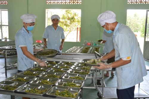Bộ CHQS tỉnh: các bếp ăn đảm bảo vệ sinh an toàn thực phẩm