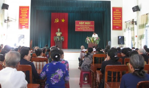 Nghĩa Hành gặp mặt kỷ niệm 10 năm ngày thành lập Ban liên lạc lực lượng vũ trang huyện