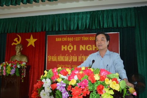 Tập huấn hướng dẫn thực hiện bản đồ tìm kiếm, hài cốt liệt sỹ