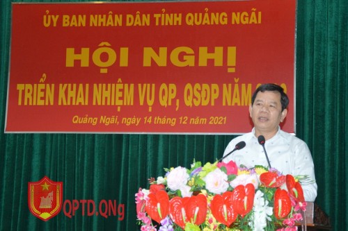 UBND tỉnh tổ chức Hội nghị triển khai nhiệm vụ Quốc phòng quân sự địa phương năm 2022.