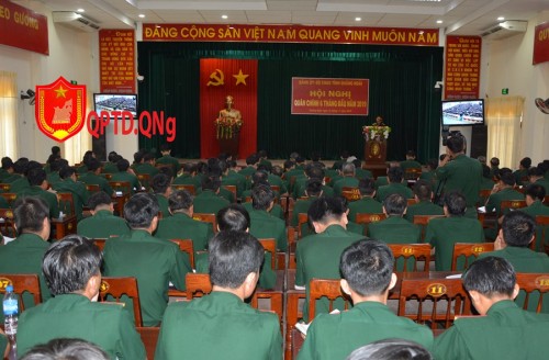 Bộ Chỉ huy Quân sự tỉnh Hội nghị Quân chính 6 tháng đầu năm 2019. 