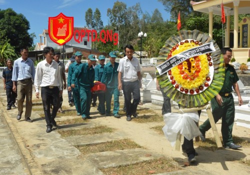 Huyện Sơn Tịnh quy tập hài cốt liệt sĩ