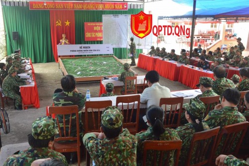 Tây Trà tổ chức thành công công tác diễn tập khu vực phòng thủ năm 2019.