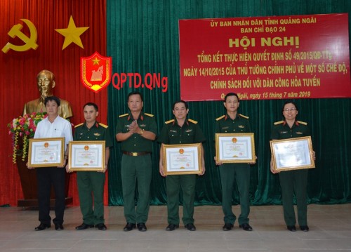 Tổng kết thực hiện Quyết định số 49/2015/QĐ-TTg của Thủ tướng Chính phủ 