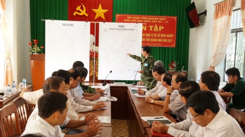 Sở Nông nghiệp  và Phát triển nông thôn diễn tập phòng thủ 