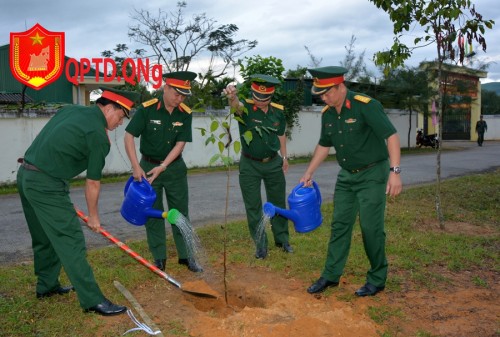 Bộ CHQS tỉnh tổ chức tết trồng cây Xuân Canh Tý năm 2020