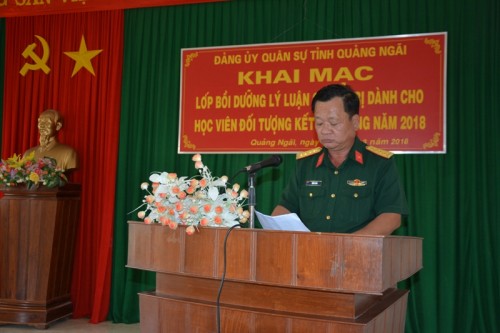 54 đoàn viên ưu tú được bồi dưỡng lý luận chính trị 