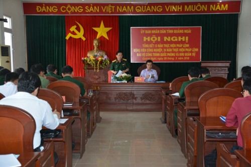 Tổng kết 15 năm thực hiện pháp lệnh động viên công nghiệp giai đoạn 2003-2018