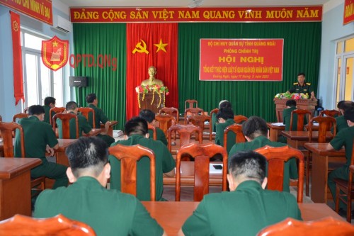 Tổng kết thực hiện Luật sĩ quan Quân đội Nhân dân Việt Nam