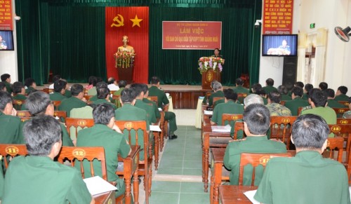 Tư lệnh Quân khu 5 kiểm tra công tác diễn tập khu vực phòng thủ tỉnh năm 2018