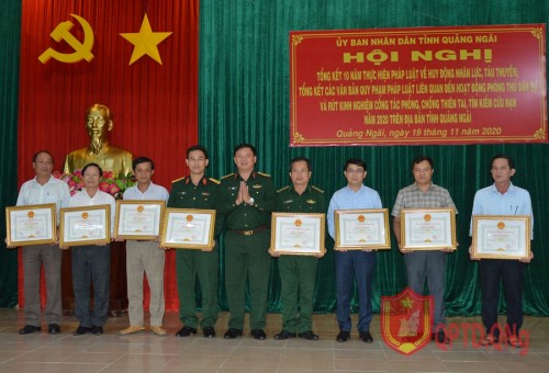 Tổng kết 10 năm thực hiện pháp luật về huy động nhân lực, tàu thuyền và phương tiện dân sự tham gia bảo vệ chủ quyền, quyền chủ quyền các vùng biển Việt Nam.