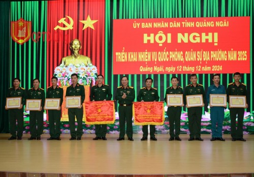 QUẢNG NGÃI TRIỂN KHAI NHIỆM VỤ QUỐC PHÒNG, QUÂN SỰ ĐỊA PHƯƠNG NĂM 2025