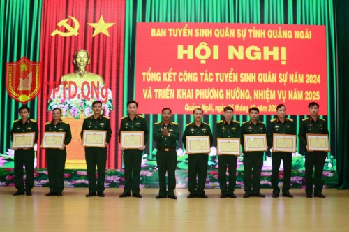 TỔNG KẾT CÔNG TÁC TUYỂN SINH QUÂN SỰ NĂM 2024