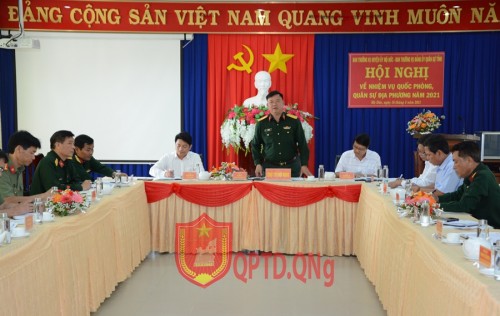 Ban chỉ đạo diễn tập KVPT tỉnh làm việc với 3 huyện Ba Tơ, Mộ Đức và Lý Sơn