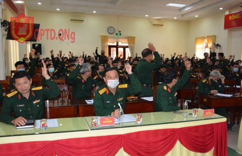 Hội nghị lấy ý kiến nhận xét cử tri nơi công tác 