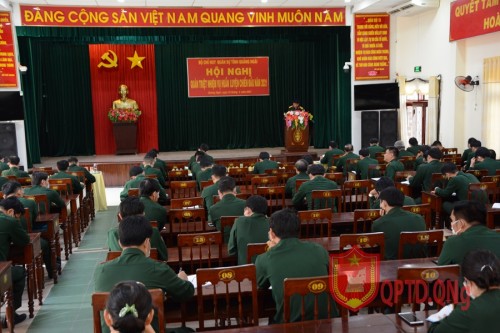Các cơ quan đơn vị quán triệt nhiệm vụ huấn luyện chiến đấu năm 2021.