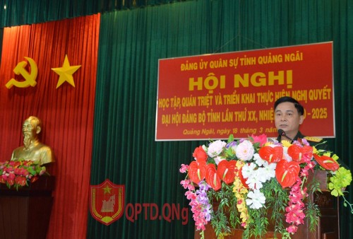 Hội nghị quán triệt Nghị quyết Đại hội đại biểu Đảng bộ tỉnh Quảng Ngãi lần thứ 20 nhiệm kỳ 2020-2025